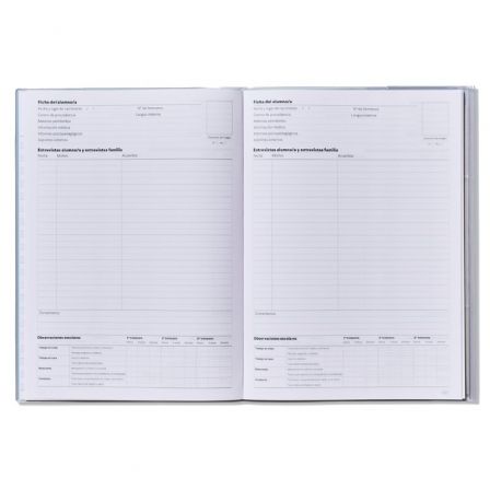 Additio Cuaderno Duplex A4 para Profesorado con Cubiertas de PVC